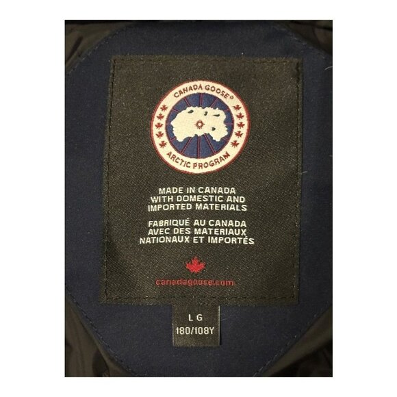 Canada Goose Langford Parka Heritage 2062M Navy Jacket Coat Men's Large New WOT - Picture 3 of 16